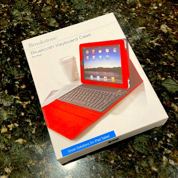 Brookstone Bluetooth Keyboard Case for iPad and Mini Apple Adapter - never used - Picture 6 of 11